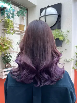 ミディアム カラー momo所属・メンズヘアメイク 🩵Mayuki🩵のヘアスタイル