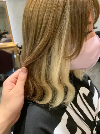ミディアム エクステ KAZUMAのヘアスタイル