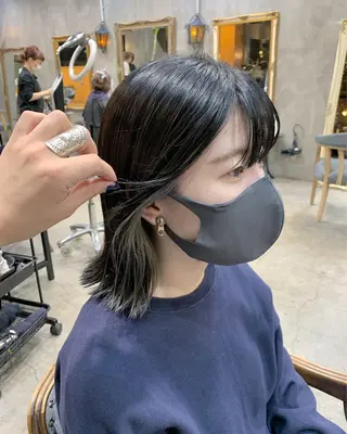 ロング カラー haco＋所属・圧倒的デザイン力 店長🎨RENAのヘアスタイル