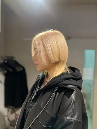 ショート カラー ヘアアレンジ 透明感×韓流ハイ トーン🫧RYUTAのヘアスタイル