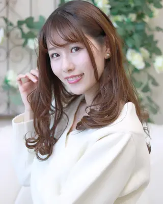 ロング カラー パーマ 柳澤 興輝のヘアスタイル