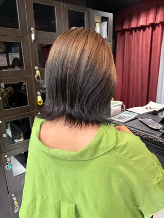 ミディアム カラー 🦋YUI 髪質改善 ブリーチ　着付け🦋のヘアスタイル