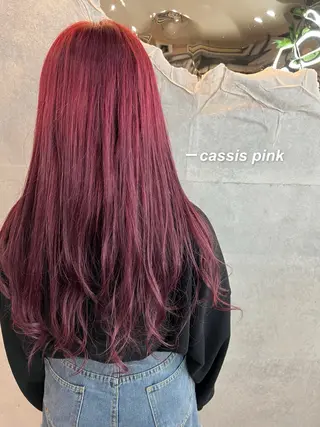 ロング カラー さくら🔅 ungu iE🔅のヘアスタイル