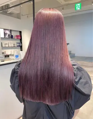 ロング カラー 髪質改善 ネイル コトミ🐸のヘアスタイル