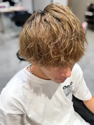 メンズ パーマ/ボブ/レイ ヤー💫SUZUKAのヘアスタイル