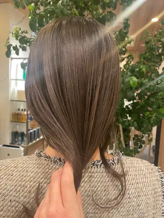 ミディアム カラー ヘアアレンジ 穂乃香 BEAUTRIUMのヘアスタイル