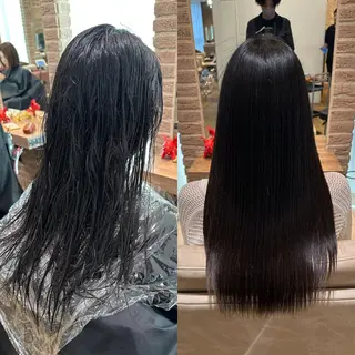 ロング 美髪矯正・レイヤー 倉友哉のヘアスタイル