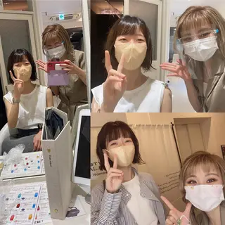 ショート カラー メンズ キッズ ✂︎ショート、ボブ、 レイヤー🩵YUMIのヘアスタイル