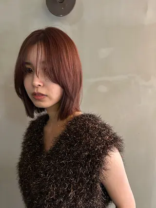 ショート カラー ショート/ボブ/ 心斎橋/宮脇美奈のヘアスタイル