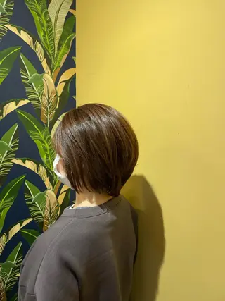 ショート カラー 顔まわりcut🌿 Hinakoのヘアスタイル
