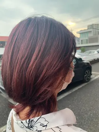 ショート カラー 河端 春綺のヘアスタイル