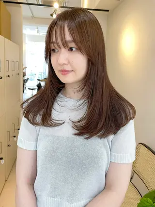 ロング KAZU keshiki大名のヘアスタイル