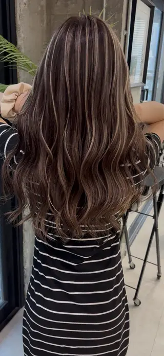 ロング カラー ♡ハイライトカラー shinri♡のヘアスタイル