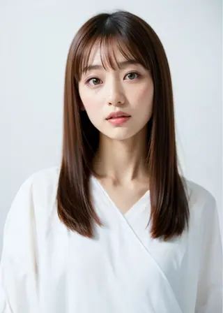 セミロング カラー 康本将輝 ♦️髪質改善♦️のヘアスタイル