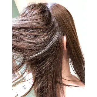 セミロング カラー パーマ ヘアアレンジ 【ツヤ髪美容師】 ツダケイスケのヘアスタイル