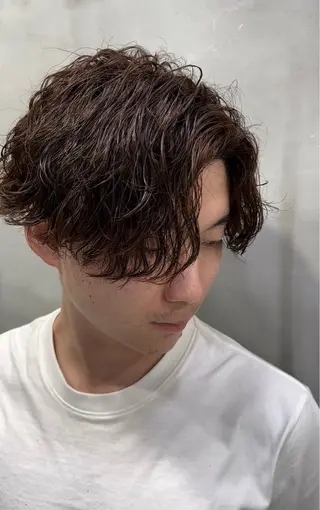 パーマ メンズ メンズ特化💥 ショートスタイル💥のヘアスタイル