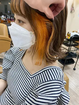 カラー SALOWIN栄 高須大貴のヘアスタイル