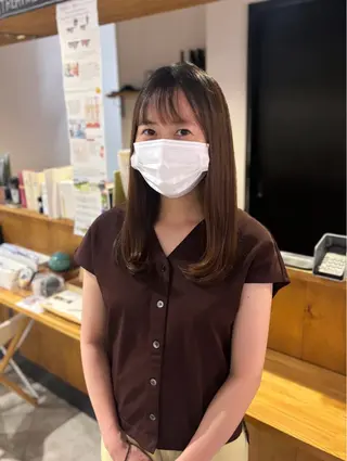 ロング はっとり ななせのヘアスタイル