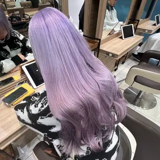 ロング カラー ブリーチ/デザイン 💎ryuyaのヘアスタイル