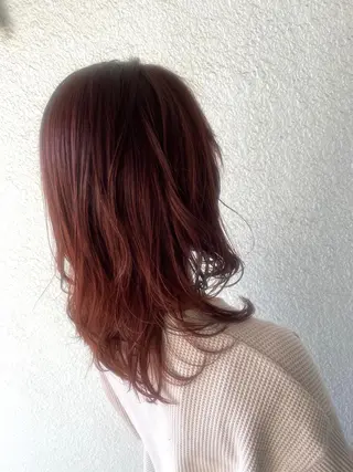 セミロング カラー ヘアアレンジ メンズ キッズ Forest. -髪質改善-のヘアスタイル