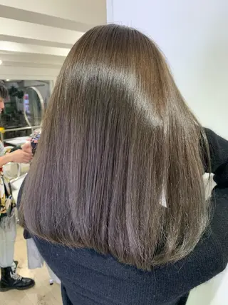 セミロング カラー Reb_keiji 👑小倉圭司のヘアスタイル