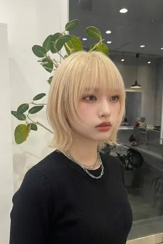 ミディアム tre. 甲子園口店のヘアスタイル