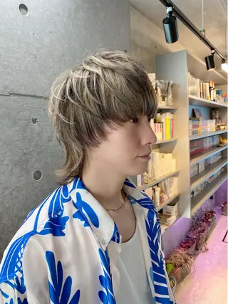 ショート カラー メンズ 原宿アンリ 山下卓也のヘアスタイル