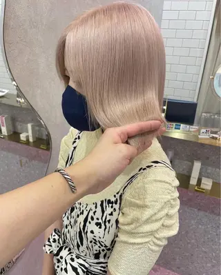 セミロング カラー メンズ 🌟透明感カラー× 小顔カット いっせいのヘアスタイル