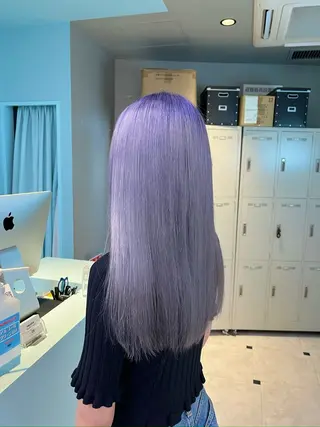 ロング カラー ブリーチカラー 🩵MIZUKIのヘアスタイル