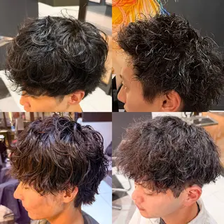 パーマ メンズ レディースモデル募集 無料/田中海斗のヘアスタイル