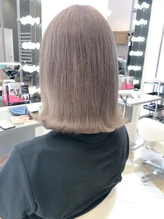 ミディアム Su-chi-🧴 /ミルクティーカラーのヘアスタイル