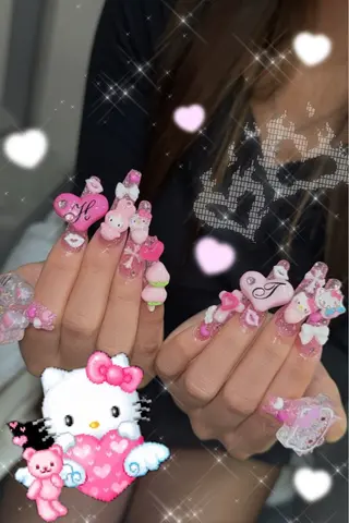 ネイル 【emu道頓堀】 HONOKAのネイルデザイン