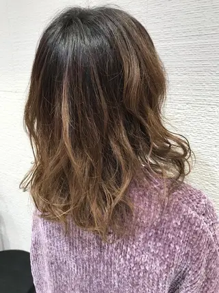 セミロング 清野 大のヘアスタイル