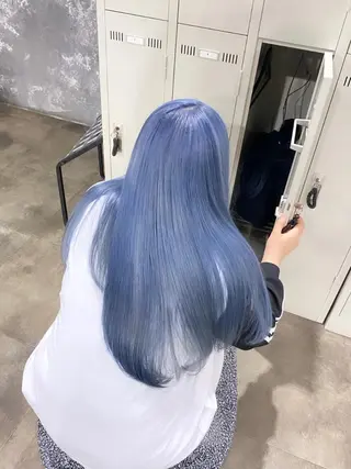 ロング カラー エフェクトブリーチ 🌟前澤啓太朗のヘアスタイル