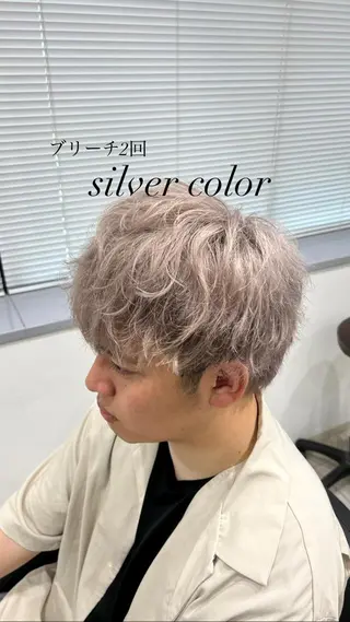 カラー メンズ 伊藤 海のヘアスタイル