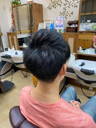ショート メンズ 浅見 天翔のヘアスタイル