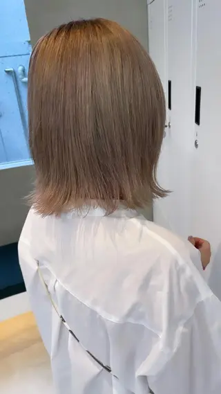 ミディアム カラー 🦋うる艶透明感ヘア 今井達也のヘアスタイル