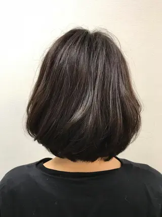 ミディアム カラー 吉森 満俊のヘアスタイル