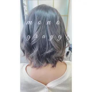 セミロング カラー 伊藤 祐輝のヘアスタイル