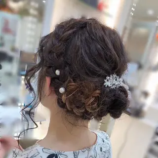 ロング ヘアアレンジ 横田 あいのマツエク・マツパデザイン