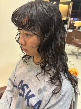 パーマ 髪質改善/艶 カラー/れいなのヘアスタイル