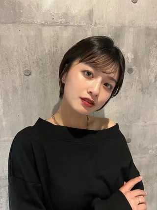 ショート パーマ×透明感カラー MIOのヘアスタイル