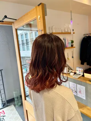 ミディアム カラー Kazu .Kのヘアスタイル