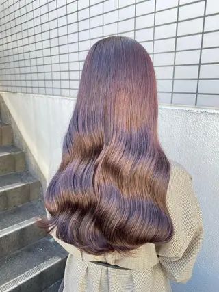 ロング カラー エフェクトブリーチ 🌟前澤啓太朗のヘアスタイル