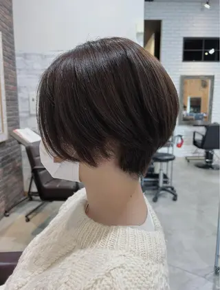 ショート カラー 五反田　美容院☆張 明星☆韓国ヘアのヘアスタイル
