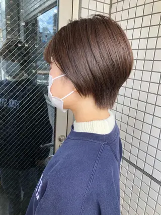 ショート カラー 女性リピ90%🍨 🩷佐藤みずきのヘアスタイル