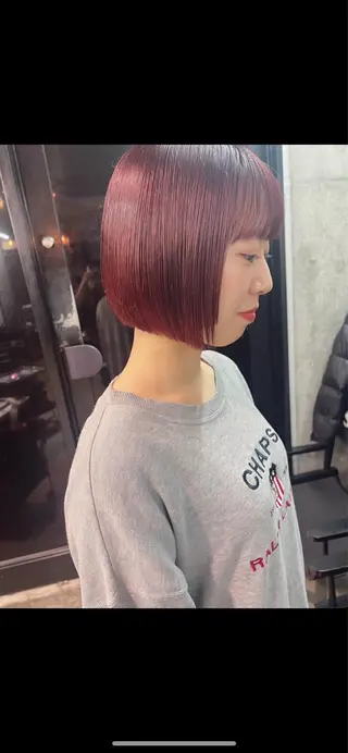ショート 透明感カラー🌿ボブ ✨飛田　ケイのヘアスタイル