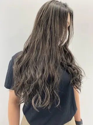 ロング カラー パーマ ヘアアレンジ キッズ ネイル ★ 里奈★のヘアスタイル