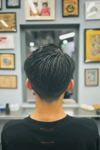 ショート メンズ 池袋メンズパーマ フェード純平のヘアスタイル