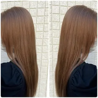 ロング カラー 石川 晴那のヘアスタイル